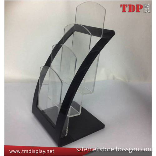 flyer holder leaflet holder leaflet dispenser brochure holder floor stand floor-standing acrylic brochure holders with 3 pockets